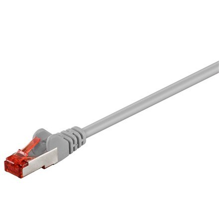 Goobay | CAT 6 | Network cable | Pairs in metal foil (PiMF) | Male | RJ-45 | Male | RJ-45 | Grey | 1 m