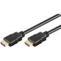 Goobay | HiSpeed/wE | Wtyczka | 19 pin HDMI typ A | Wtyczka | 19 pin HDMI typ A | 0,5 m | Czarny