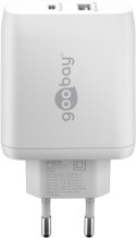 Goobay | Ładowarka USB-C PD Podwójna Szybka (45 W) | 65412 | N/A