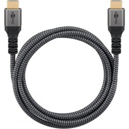 Goobay Szybki kabel HDMI z Ethernetem | Czarny | HDMI do HDMI | 1 m