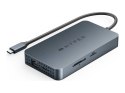 Koncentrator podróżny HyperDrive Dual HDMI 10-w-1 do M1 MacBook | Porty Ethernet LAN (RJ-45) 1 | Ilość portów HDMI 2