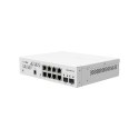 MikroTik | Cloud Router Switch | CSS610-8G-2S+IN | Zarządzanie przez sieć | Możliwość montażu w szafie | Ilość portów 10/100 Mbp