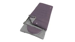 Outwell Contour Sleeping Bag, Left zipper, Dark Purple