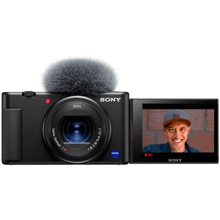 Sony ZV1BDI.EU Kamera do vlogów Sony | Kamera do vlogów | ZV-1 | Aparat kompaktowy | 20,1 MP | ISO 25600 | Przekątna wyświetlacz