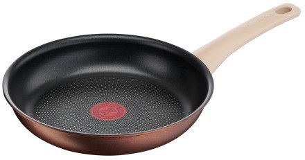 TEFAL | Patelnia | G2540553 Eco-Respect | Smażenie | Średnica 26 cm | Nadaje się do płyty indukcyjnej | Stały uchwyt | Miedź