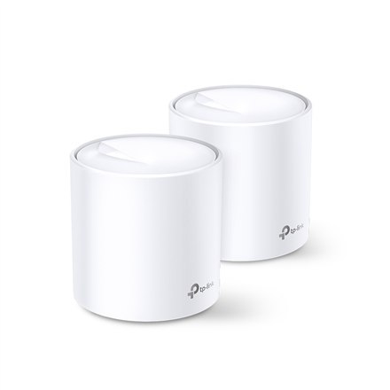 TP-LINK | AX1800 Whole Home Mesh Wi-Fi 6 System | Deco X20 (2-pack) | 802.11ax | 1201+574 Mbit/s | 10/100/1000 Mbit/s | Ethernet