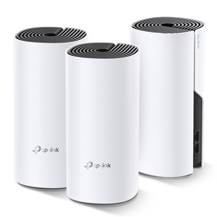 TP-LINK | Whole Home Mesh Wi-Fi System | Deco E4 (3-pack) | 802.11ac | 867+300 Mbit/s | 10/100 Mbit/s | Ethernet LAN (RJ-45) por