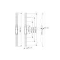 Vogels PFS3208 interface display strip 160 kg Vogels