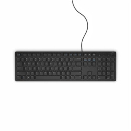 Dell KB216 Standard, Wired, Chiclet style, RU, Black, Numeric keypad, 503 g