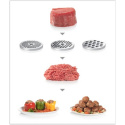Bosch | Meat mincer | MFW68660 | Black | Throughput (kg/min) 4.3 | Kebbe, Sausage horn, Fruit press, Shredding Attachment, 4 bar