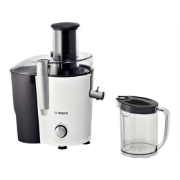 Juicer Bosch MES25A0 Type Centrifugal juicer, Black/White, 700 W, Extra large fruit input, Number of speeds 2