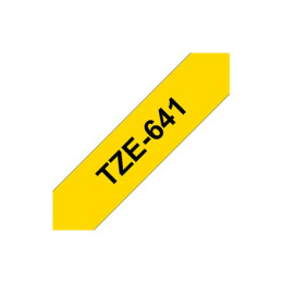 Brother TZe-641 Taśma laminowana Black On Yellow, TZe, 8 m, 1,8 cm