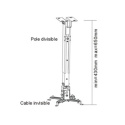 Sunne | Projector Ceiling mount | Tilt, Swivel | Maximum weight (capacity) 20 kg | Black