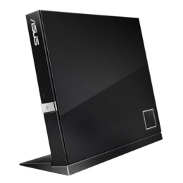 ASUS SBC-06D2X-U Zewnętrzny napęd Slim Blu-ray, czarny, obsługa BDXL, 6-krotna prędkość odczytu Blu-ray, USB 2.0 Asus