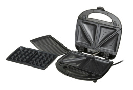 Camry Sandwich maker CR 3024 730 W, Number of plates 3, Number of pastry 2, Black
