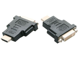 Gembird HDMI - DVI, M/F Czarny, adapter HDMI do DVI