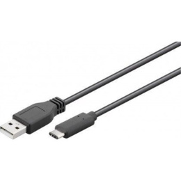 Goobay 55468 USB 2.0 cable (USB-C™ to USB A), black