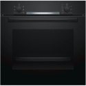 Bosch | HBA530BB0S | Oven | 71 L | A | Multifunctional | EcoClean | Push pull buttons | Height 60 cm | Width 60 cm | Black