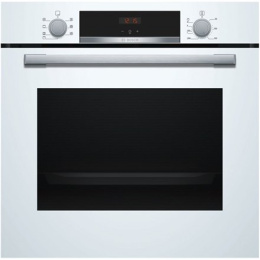 Bosch Oven HBA533BW0S Built-in, 71 L, White, Eco Clean, A, Push pull buttons, Height 60 cm, Width 60 cm, Integrated timer, Elect