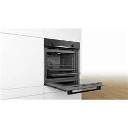 Bosch Oven HBA530BS0S Built-in, 71 L, Stainless steel, Eco Clean, A, Push pull buttons, Height 60 cm, Width 60 cm, Integrated ti