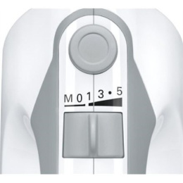 Bosch Mixer ErgoMixx MFQ36400 Hand Mixer, 450 W, Number of speeds 5, Turbo mode, White/Grey