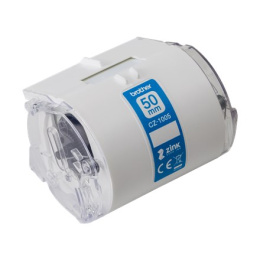 Brother CZ-1005 White, Full colour continuous label roll, 5 m, 5 cm
