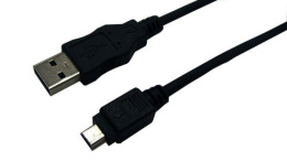Logilink | USB cable | Male | Mini-USB Type B | Male | Black | 4 pin USB Type A | 1.8 m