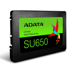 ADATA Ultimate SU650 3D NAND SSD 480 GB, SSD form factor 2.5", SSD interface SATA, Write speed 450 MB/s, Read speed 520 MB/s