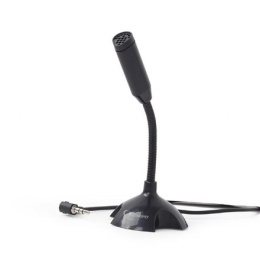 Gembird Mikrofon biurkowy MIC-D-02 3,5 mm, wtyczka audio 3,5 mm, czarny