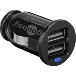 Twin USB Car Charger (2x USB) OEM Goodbay Dual USB car charger 2,1A 5 V