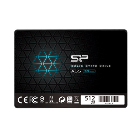 Silicon Power | A55 | 512 GB | SSD form factor 2.5"" | SSD interface SATA | Read speed 560 MB/s | Write speed 530 MB/s