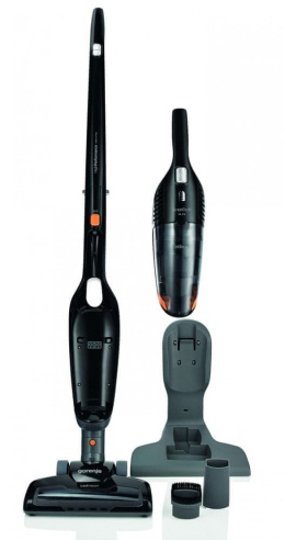 Gorenje Vacuum cleaner SVC144FBK Cordless operating, Handstick and Handheld, 14.4 V, Operating time (max) 38 min, Black, Warrant