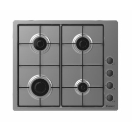 Candy Hob CHW6LBX Gas, Number of burners/cooking zones 4, Mechanical, Inox