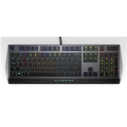 Dell AW510K Mechanical Gaming Keyboard, podświetlenie LED RGB, PL, ciemnoszary, przewodowy