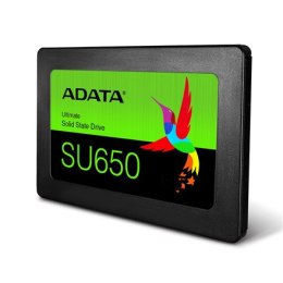 ADATA Ultimate SU650 3D NAND SSD 960 GB, SSD form factor 2.5?, SSD interface SATA, Write speed 450 MB/s, Read speed 520 MB/s