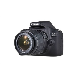 Canon EOS 2000D 18-55 III EU26 SLR Camera Kit, megapiksel 24,1 MP, ISO 12800, przekątna wyświetlacza 3,0 ", Wi-Fi, nagrywanie wi