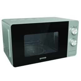 Gorenje Microwave oven MO17E1S Free standing, 17 L, 700 W, Silver grey